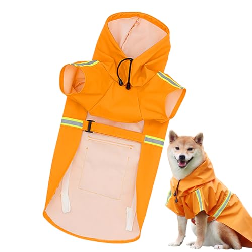 Wasserdichter Poncho für Hunde, wasserdichte Jacke für Hunde, Regenjacke für Haustiere, leicht tragbar – Poncho mit Kapuze, wasserdicht und reflektierend, atmungsaktiver Regenmantel E Wasserdichter Poncho für Hunde, wasserdichte Jacke für Hunde, Regenjacke für Haustiere, leicht tragbar – Poncho mit Kapuze, wasserdicht und reflektierend, atmungsaktiver Regenmantel E von Naqqios