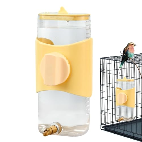 Wasserspender für Wellensittiche – Wasserflasche für Papageien, automatischer Vogelfutterspender | Wasserspender für Vögel, Futterstation für Papageien, Zubehör für Papageien Wasserspender für Wellensittiche – Wasserflasche für Papageien, automatischer Vogelfutterspender | Wasserspender für Vögel, Futterstation für Papageien, Zubehör für Papageien von Naqqios
