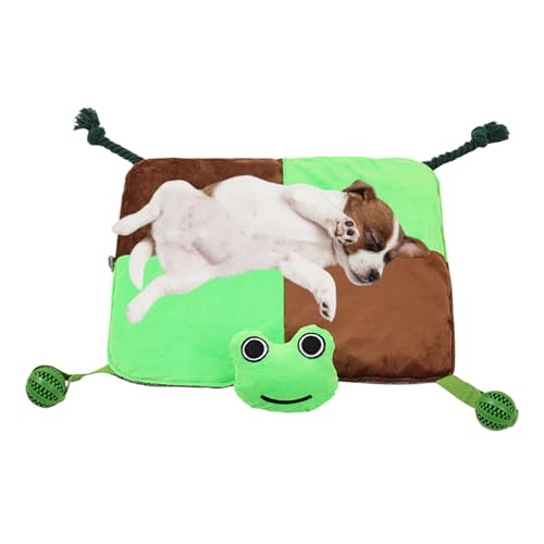 Welpenspielmatte - Quietschende Spielzeugmatte, Welpenfuttermatte | Hundeaktivität Teppich, Trainingsplay -Mat, Reduzierung Des Langeweile Teppich, Hunde Interactive Treat Game Langeweile Relief Fütte von Naqqios