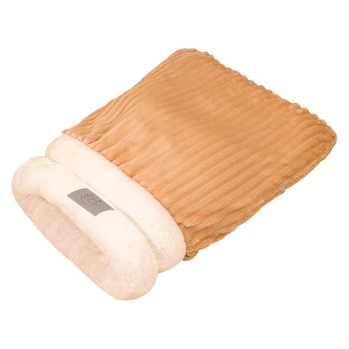 Winterschlafsack für Katzen - Warmer halbgeschlossener Katzenschlafsack für Katzen, dicker warmer Schlafsack aus Plüsch für Tiere | Bequemer Katzensack groß aus weichem Plüsch, Höhle für ga Winterschlafsack für Katzen - Warmer halbgeschlossener Katzenschlafsack für Katzen, dicker warmer Schlafsack aus Plüsch für Tiere | Bequemer Katzensack groß aus weichem Plüsch, Höhle für ga von Naqqios