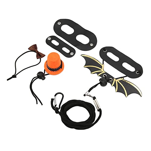 Bartagame-Leine und Geschirr-Set, Bartagame-Leine, Verstellbares Leder, Eidechsen-Reptilien-Geschirr, Leine, Eidechsen-Leine-Geschirr-Set, Bartagame-Geschirr für Amphibien von Naroote
