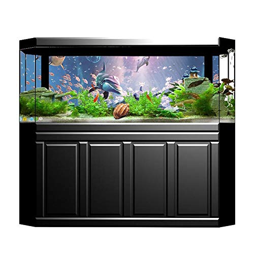 Dekorative Malerei Poster Bunte Muster Aquarium dekorative Aufkleber, Aquarium Hintergrund Aufkleber, PVC Hintergrund für Aquarium(61 * 30cm) von Naroote