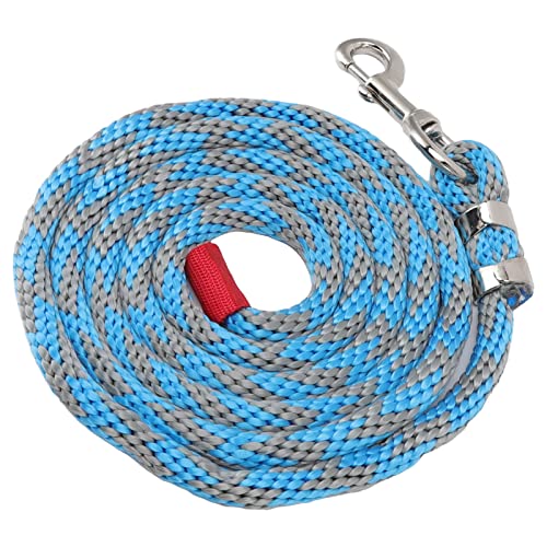 Führseile für Pferde, Führseil, Ausfallseil für Pferde, Mehrzweck-Pferdeseil aus Nylon mit Haken aus Legierung, Verdicktes Führseil für Pferde, Nutztiere, Haustiere, 8,2 Fuß von Naroote