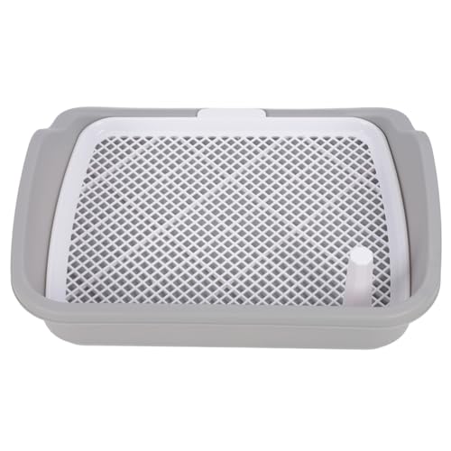 Hundetoilette, Pinkel-Pad-Halter, Hunde-Töpfchen-Tablett, Hunde-Netz-Trainingstoilette, Tragbarer Hunde-Welpen-Pad-Halter mit Schutzwand auf Jeder Seite für Kleine, Mittelgroße Hundetoilette, Pinkel-Pad-Halter, Hunde-Töpfchen-Tablett, Hunde-Netz-Trainingstoilette, Tragbarer Hunde-Welpen-Pad-Halter mit Schutzwand auf Jeder Seite für Kleine, Mittelgroße von Naroote