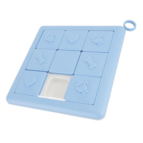 Langsame Mangierschale für Hunde Interaktive Puzzle Spielzeughundfood -Schüssel für Krippen Langsame Entwicklung von Bildungsfähigkeiten für das Haus (#1) von Naroote