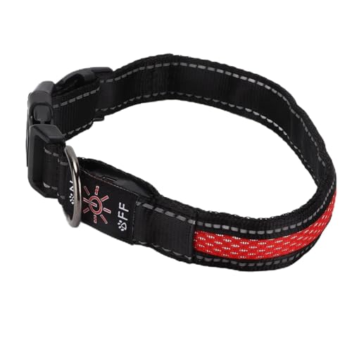 Leuchtendes Katzenhalsband, Leuchtende Hundehalsbänder, Wiederaufladbar, Leuchtet Im Dunkeln, LED-Hundehalsband, Leuchtendes Hundehalsband mit Reflektierenden Streifen für Leuchtendes Katzenhalsband, Leuchtende Hundehalsbänder, Wiederaufladbar, Leuchtet Im Dunkeln, LED-Hundehalsband, Leuchtendes Hundehalsband mit Reflektierenden Streifen für von Naroote