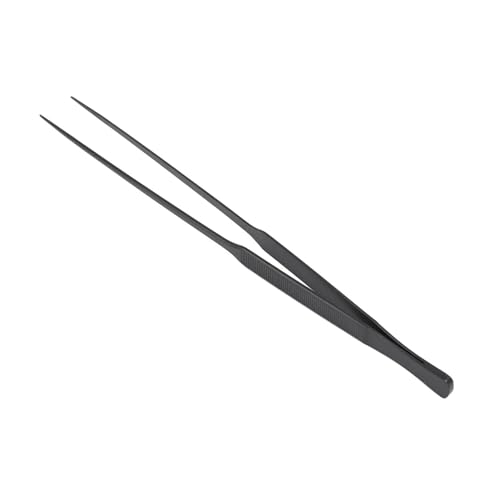 Naroote Aquarium -Pinytek, Rostfeste Aquascaping -Aquarium (9,8in gerade Pinzetten Matte schwarz) von Naroote