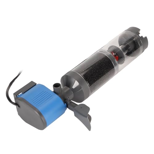 Naroote Aquariumfilter, Aquarium-Filterpumpe, 5-in-1, Langlebig, 1800 L/h, Multifunktionaler Filterkanister für Aquarien (EU-Stecker 220 V) von Naroote