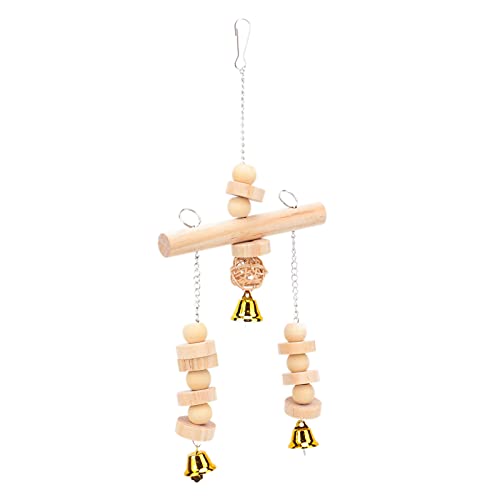 Naroote Bird Swing Toy, Durablre Hölzerne Assabelle Lustige Schwung -Kauspielzeug, Beispielsweise mit Festem Haken für die Dekoration für Spielzeug Naroote Bird Swing Toy, Durablre Hölzerne Assabelle Lustige Schwung -Kauspielzeug, Beispielsweise mit Festem Haken für die Dekoration für Spielzeug von Naroote