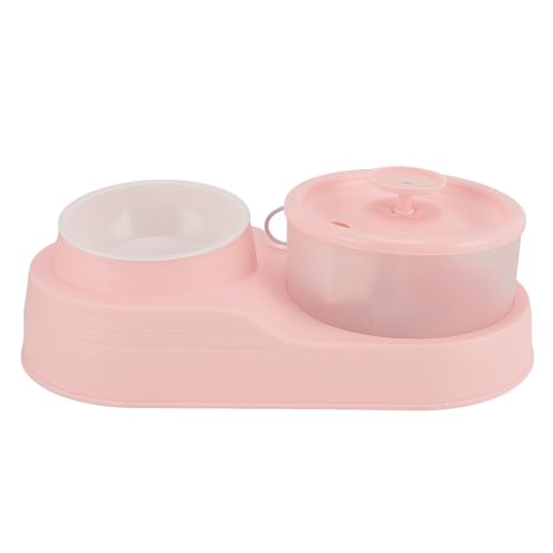 Naroote Brunnen des Automatischen Katzenwassers, Großer Kapazitätskunststoff -Trinkbrunnen für Katze, Leicht zu Reinigen, Innenraum (Pflaumenrosa) von Naroote