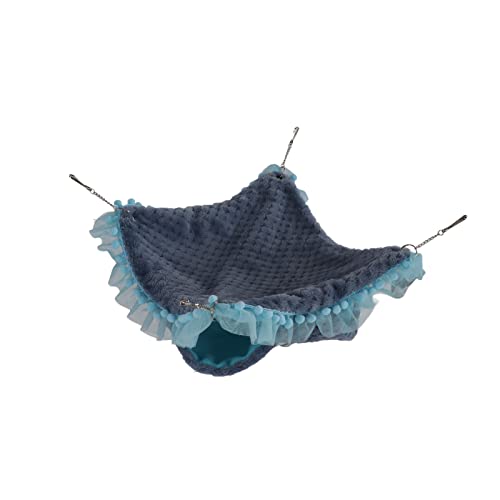 Naroote Doppelschichtschwanger Hängematte, Tragbare Spitzenmakler (Blue) von Naroote