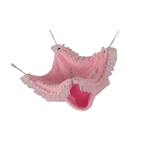 Naroote Doppelschichtschwanger Hängematte, Tragbare Spitzenmakler (PINK) von Naroote