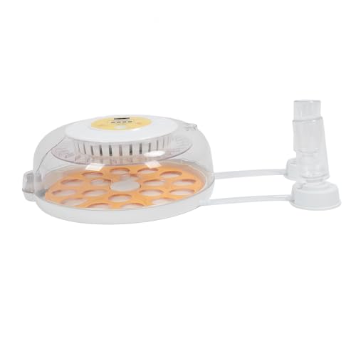 Naroote Eier Inkubator, Sogar Heizung von Geflügeleiern Inkubator Externe Wasser Zusatz 110 Bis 220 V Einfacher Betrieb für Hühnerente Entengans Eier (EU-Stecker) von Naroote