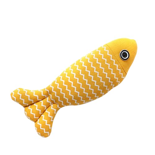 Naroote Ein Spielzeug mit Fischkissen, EIN Flauschiges Spielzeug in Form von Fisch in Form eines Weichen Fischs für Tier für Jeden Tag von Naroote
