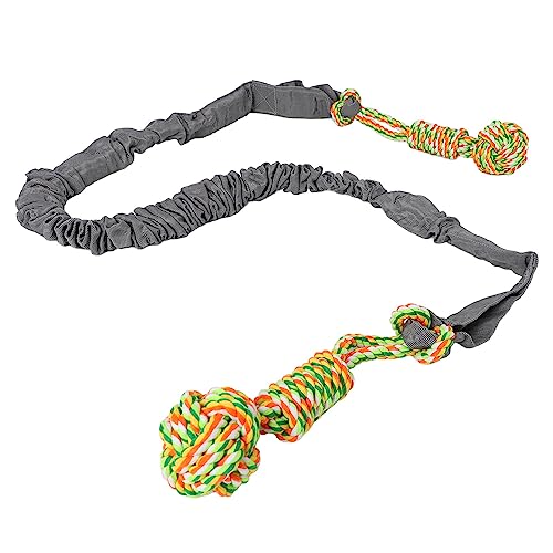 Naroote Hängendes Haustier-Zugseil-Spielzeug, Interaktives Zähneknirschen, Bissfestes Hunde-Zugseil-Spielzeug für Entwicklungsübungen (Grey) von Naroote