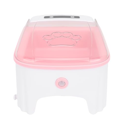 Naroote Haustiernahrung, Lebensmittelqualität Material Automatische Katzenfuttermittelstaubdicht für Katzenhund (PINK) von Naroote