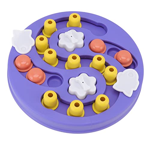 Naroote Hund Slow Feeder, Mental Enrichment Lindert Langeweile Interaktiver Mehrzweck -Hund Slow Feeding Toy für Hunde (Purple) von Naroote
