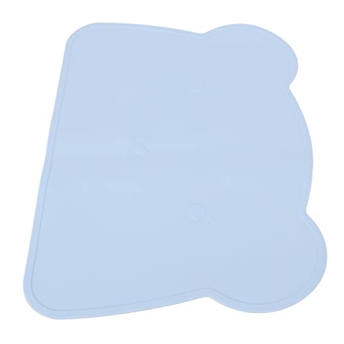 Naroote Kleinkind -Taschen für Esstisch, Tischematen Tragen Form Anti Slip Weiches Elastisches Silikon 14.4x10.4 Zoll (Blue) von Naroote