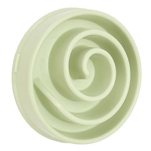 Naroote Langsame Feeder Dog Bowl, Gewinde Verhindern das Ersticken Leicht Reinigungshundschale für Haustierversorgungen Angemessen (Green) von Naroote