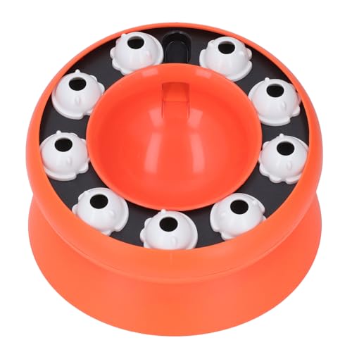 Naroote Langsame Katzengebühr, Plastikkatze, die Langsame Schüssel für Zuhause Isst (ORANGE) von Naroote