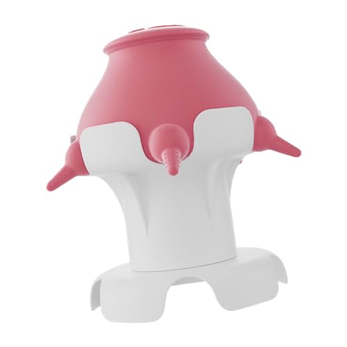 Naroote Milch Milchmilch, Welpenfuttermittel, Welpenmilchfuttermittel 4 Multifunktionale Brustwarzen Sicheres Silikon für Welpen (PINK) von Naroote