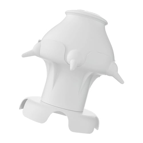 Naroote Milch Milchmilch, Welpenfuttermittel, Welpenmilchfuttermittel 4 Multifunktionale Brustwarzen Sicheres Silikon für Welpen (White) von Naroote
