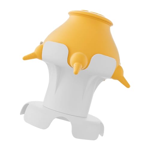 Naroote Milch Milchmilch, Welpenfuttermittel, Welpenmilchfuttermittel 4 Multifunktionale Brustwarzen Sicheres Silikon für Welpen (Yellow) von Naroote