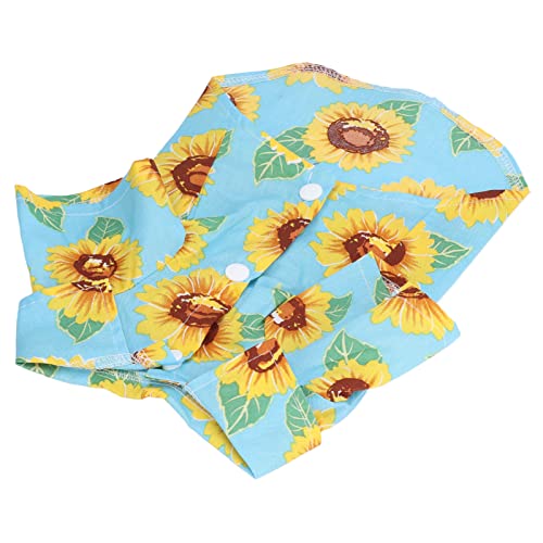 Naroote Nette Hundemäle, Modische Sonnenblume mit Einem Tierdruck (S) von Naroote