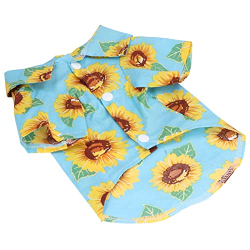 Naroote Nette Hundemäle, Modische Sonnenblume mit Einem Tierdruck (XL) von Naroote