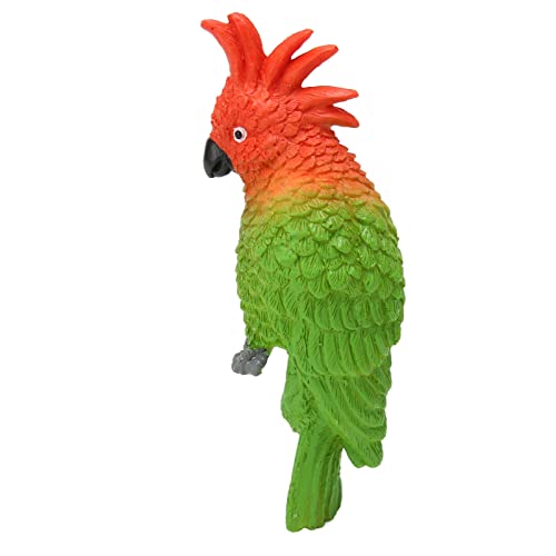 Naroote Papageien-Aquarium-Anhänger, Papageien-Figuren, Aquarium-Dekoration, Umweltfreundliches Simulationsleben für Aquarium (Grün) von Naroote