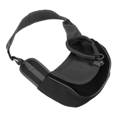 Naroote Petterbirth Band, Sicher, Ihre Hände mit Beutel für Haustiere mit Atmungsaktivem Tragbarem Breiten Schultergurt für Katzenreisen zu Befreien (Black) von Naroote