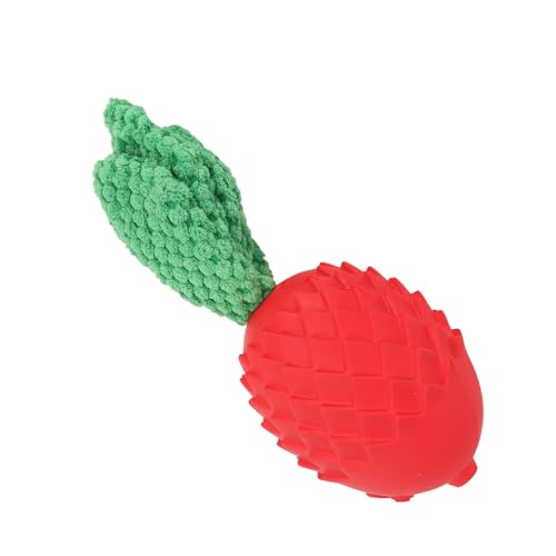 Naroote Quietschendes Kauspielzeug für Hunde, Niedliche Form, Interaktives Gummi-Hundespielzeug, Zahnreinigung für Draußen von Naroote