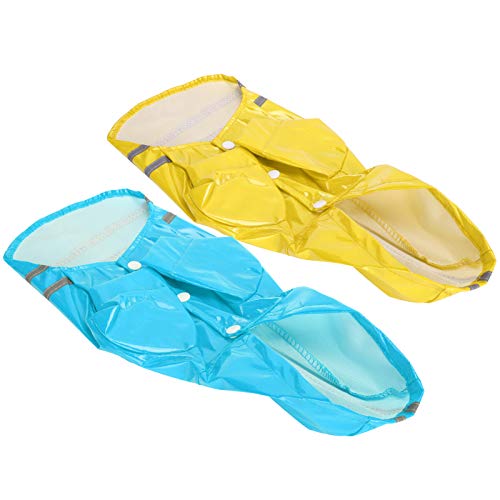 Naroote Regnerische Hunde, Atmungsaktiv Bequeme, wasserdichte Regenhunde für Hunde (L) von Naroote