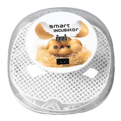 Naroote Smart Chicken Incubators, Eierkubator Sichtbar für das Schlüpfen von Wachteldecke (EU -Stecker 220 V) von Naroote