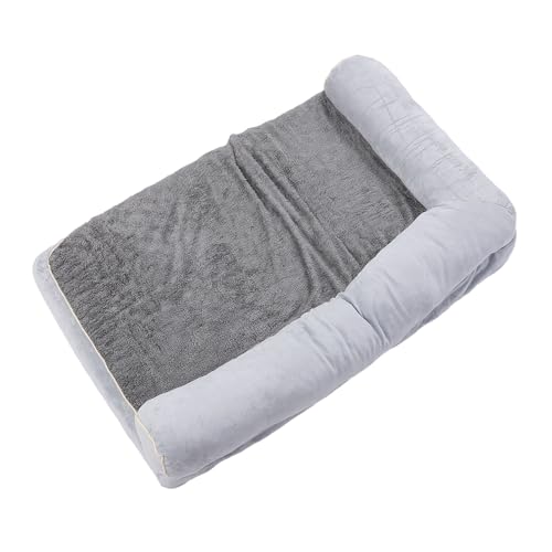Naroote Sofa für Katze, Bequemes Sofa für Haustiere Waschbarer Kurzes Peludo für Alle Jahreszeiten (Hellgrau) von Naroote