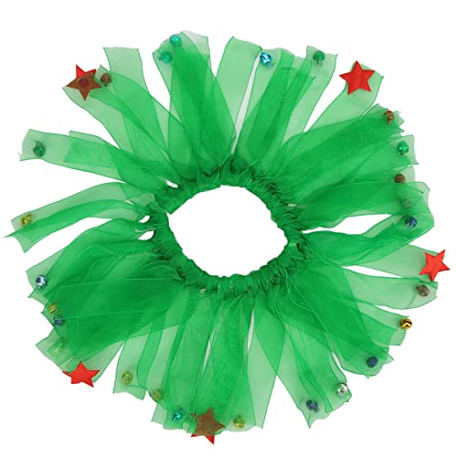 Naroote Weihnachten Jingle Bells Dekorative Hundehalsband, Bequemer Poliester, Angepasster Hundetouner für Hunde (M) von Naroote