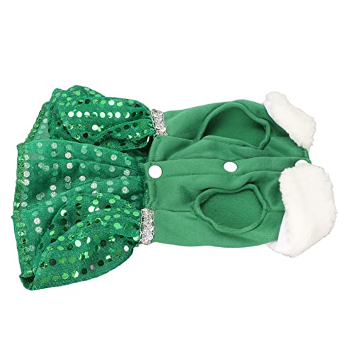 Weihnachtskleid FüR Hunde Weiche und Warme Partykleidung FüR Mittelgroße und Große Hunde FüR den Alltag (S) von Naroote
