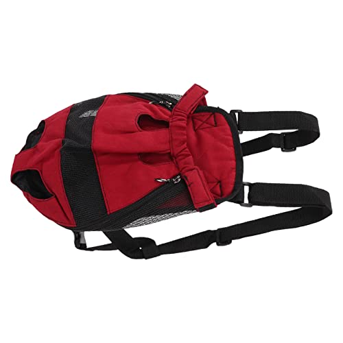 linxiaojix Brusttasche für Haustiere, Transportrucksack vorne für Hunde und Freihände, mit seitlichem Reißverschluss für Camping zum Wandern für Les(S) von linxiaojix