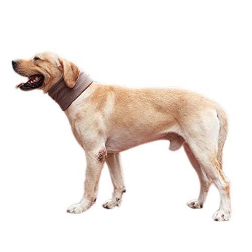 Haustier-Halstuch, wendbarer Hundeschal, waschbar, Lätzchen, Zubehör, Halsband für Hunde und Katzen (L, Braun) von NashaFeiLi