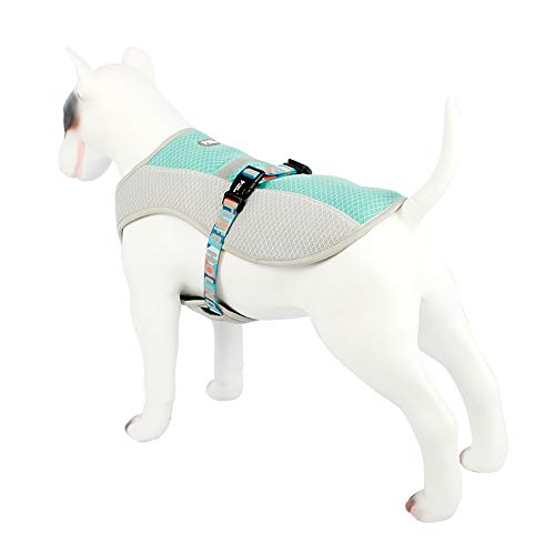 Haustiergeschirr, Hundegeschirr, kühlend, reflektierend, verstellbar, Netzstoff, für mittelgroße und große Hunde von NashaFeiLi