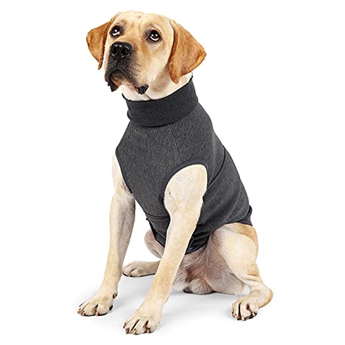 Haustierkleidung, Hunde-Angstjacke, Hemd, empfohlene beruhigende Weste für kleine, mittelgroße und große Hunde (3XL, Grau) von NashaFeiLi