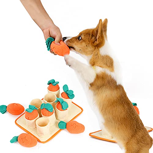 Hunde-Puzzle-Matte, Quietschspielzeug, interaktives Essen, Puzzle-Spielzeug für Welpen, kleine, mittelgroße und große Hunde. von NashaFeiLi