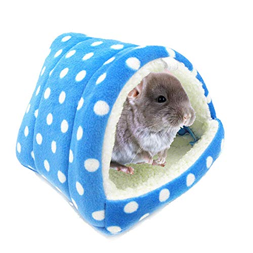 NashaFeiLi Hamsternest, für kleine Haustiere, warmes Bett aus Baumwolle, zum Aufhängen, für Eichhörnchen und kleine Haustiere von NashaFeiLi