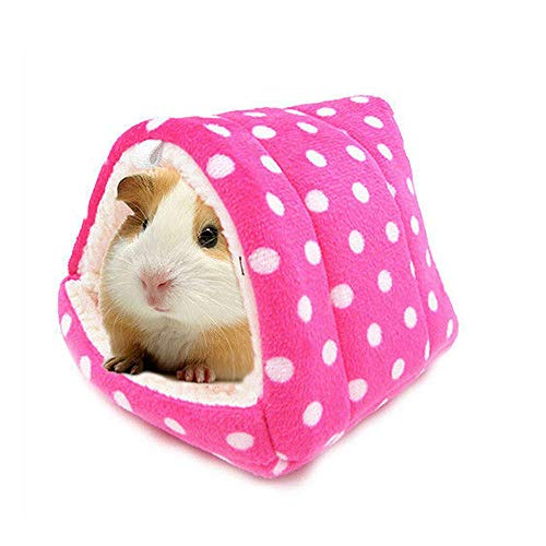 NashaFeiLi Hamsternest, für kleine Haustiere, warmes Bett aus Baumwolle, zum Aufhängen, für Eichhörnchen und kleine Haustiere von NashaFeiLi