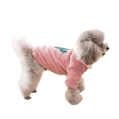 NashaFeiLi Haustier-Kleidung, Hunde-Wintermantel, warme Jacke, kaltes Wetter, Kostüm für kleine Hunde (S, Pink) von NashaFeiLi