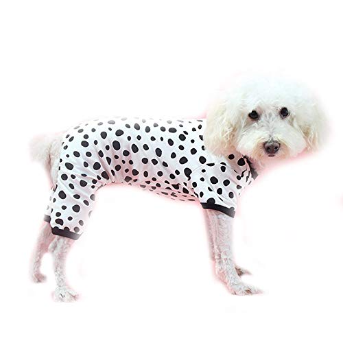 NashaFeiLi Haustier Kleidung Hund Vierbein-Jumpsuit Baumwolle Pyjama Shirt für Welpen kleine Meidum Hunde von NashaFeiLi