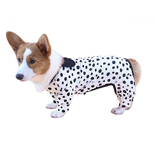NashaFeiLi Haustierkleidung, Hunde-Leoparden-T-Shirt, Baumwolle, elastisch, Welpen-Kostüm für kleine und mittelgroße Hunde (XL, Leopard) von NashaFeiLi