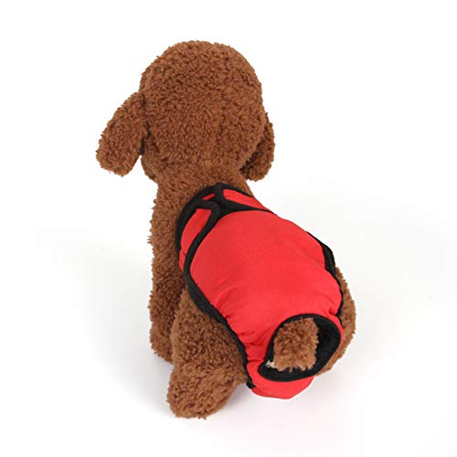 NashaFeiLi Physiologische Unterwäsche, für Hunde, Baumwolle, wiederverwendbar, waschbar, für kleine und mittelgroße Hunde von NashaFeiLi