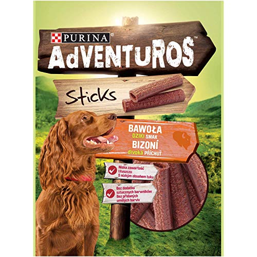 ADVENTUROS Snack Sticks 120 g bison, Friskies, Stöcke und Fleisch-snacks Hunde von Friskies