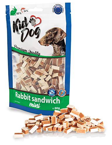 KIDDOG MINI Rabbit Sandwich 80g, Fleisch KIDDOG, Delikatessen, Hunde, Nachrichten von Natalis